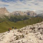 La discesa verso Mazzin nella Val d'Udai